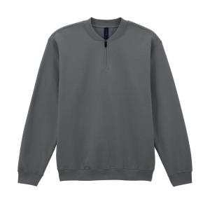 Unisex mikina bez kapucne Softstyle Midweight 1/4 Zip, 130 Charcoal