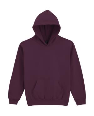 Detská mikina s kapucí Softstyle Midweight Fleece , 445 Maroon