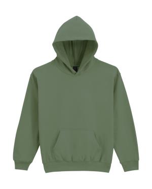 Detská mikina s kapucí Softstyle Midweight Fleece , 506 Military Green
