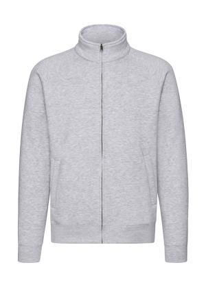 Pánska mikina bez kapucne Premium, 123 Heather Grey