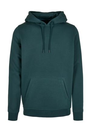 Hrubá unisex mikina s kapucňou Hoovy, 540 Bottle Green