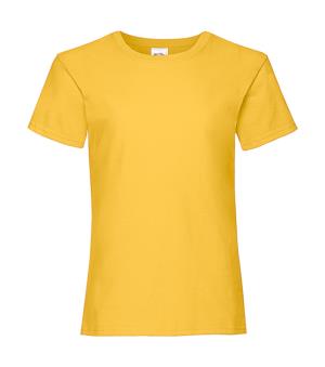 Dievčenské tričko  Valueweight , 601 Sunflower