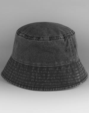 Klobúk Vintage Bucket, 112 Vintage Black