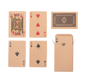 Hracie karty z recyklovaného papiera Trebol (3)