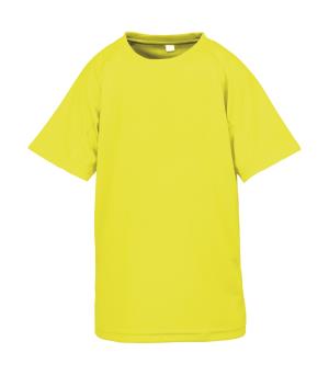 Detské tričko  Junior Performance Aircool , 605 Flo Yellow
