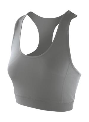 Dámsky krátky top  Impact Softex® , 119 Cloudy Grey