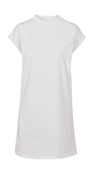 Dámske šaty s rozšírenými ramenami  Turtle, 000 White