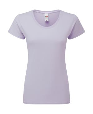 Dámske tričko z prstencovej bavlny  Iconic 150, 343 Soft Lavender