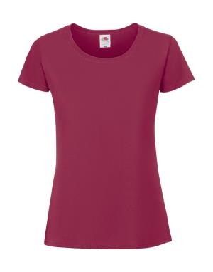 Dámske tričko z prstencovej bavlny  Iconic 150, 428 Cranberry