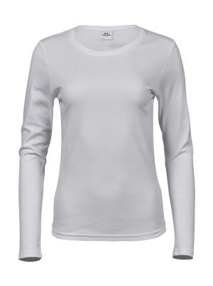 Dámske Tričko s Dlhými Rukávmi, 000 White