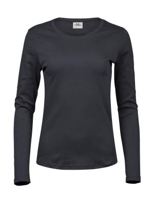 Dámske Tričko s Dlhými Rukávmi, 128 Dark Grey