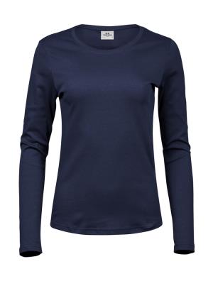 Dámske Tričko s Dlhými Rukávmi, 200 Navy