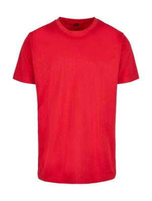 Pánske Tričko Round Neck, 401 City Red