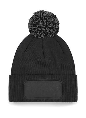 Potlačiteľná čiapka s brmbolcom Snowstar, 159 Black/Graphite Grey