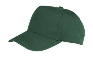 5 panelová šiltovka pre deti Boston, 540 Bottle Green