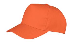 5 - panelová šiltovka so zahnutým šiltom Boston, 410 Orange