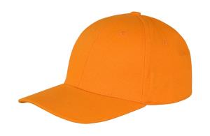 6-panelová šiltovka z bavlny Memphis, 410 Orange