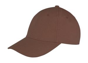 6-panelová šiltovka z bavlny Memphis, 701 Chocolate Brown