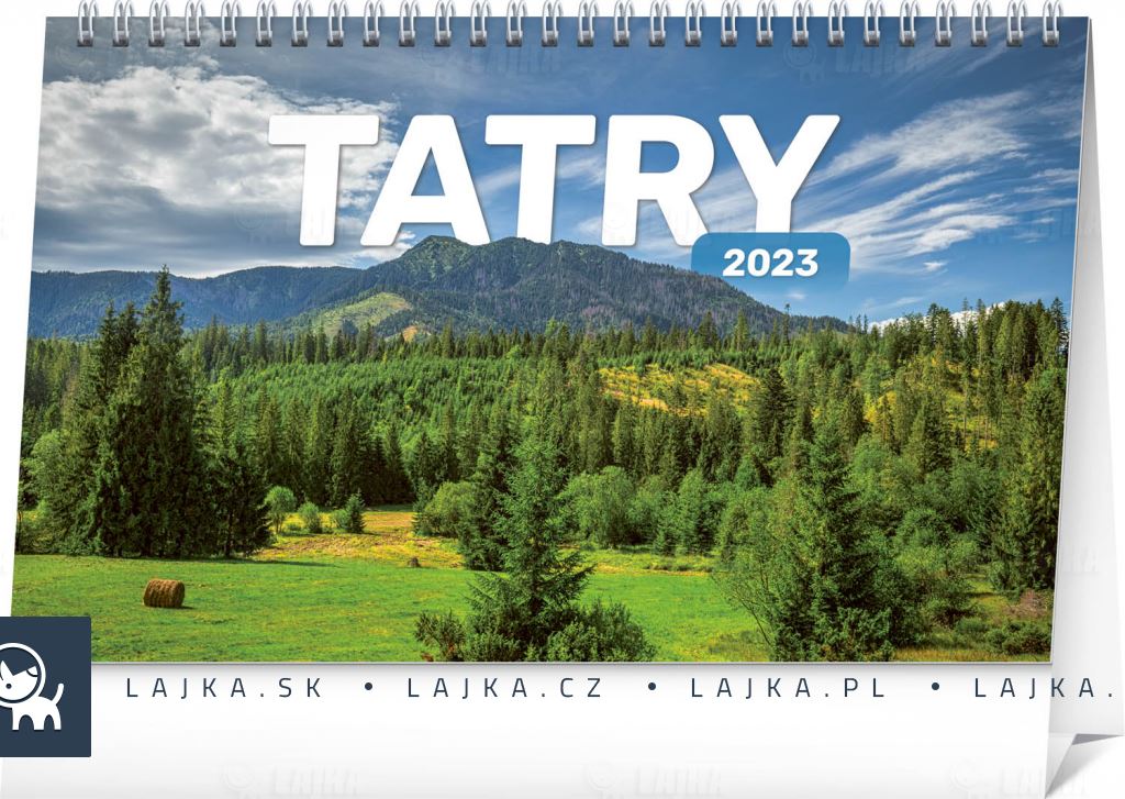 Stolový kalendár Tatry 2023, 23,1 × 14,5 cm (1)