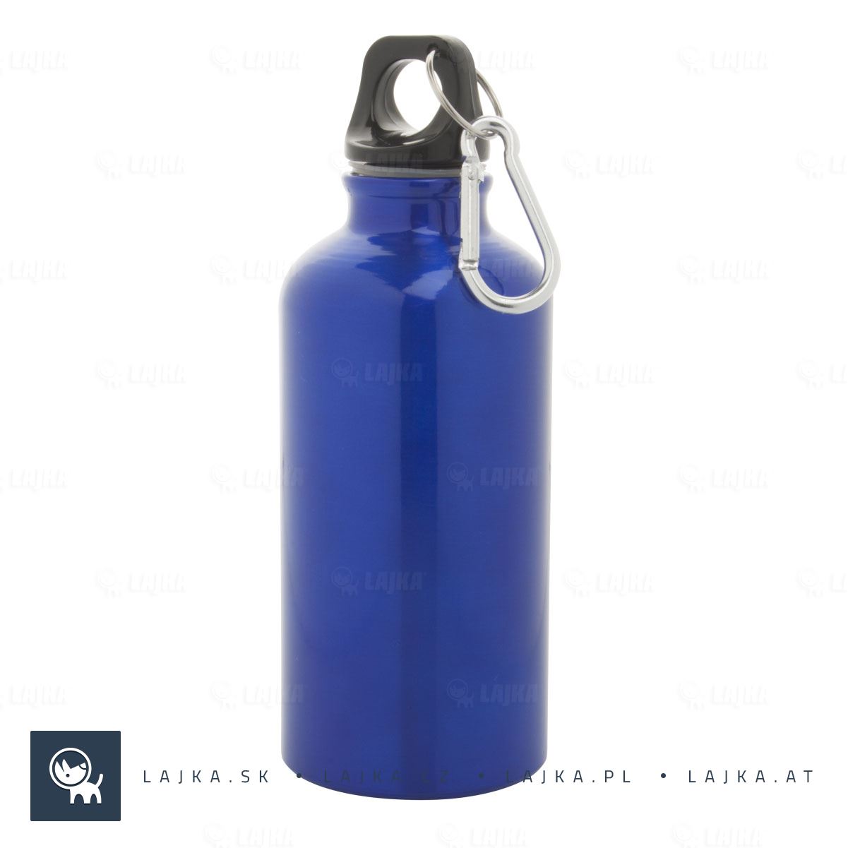 Športová fľaša na vodu 0,4l Mento, modrá (1)
