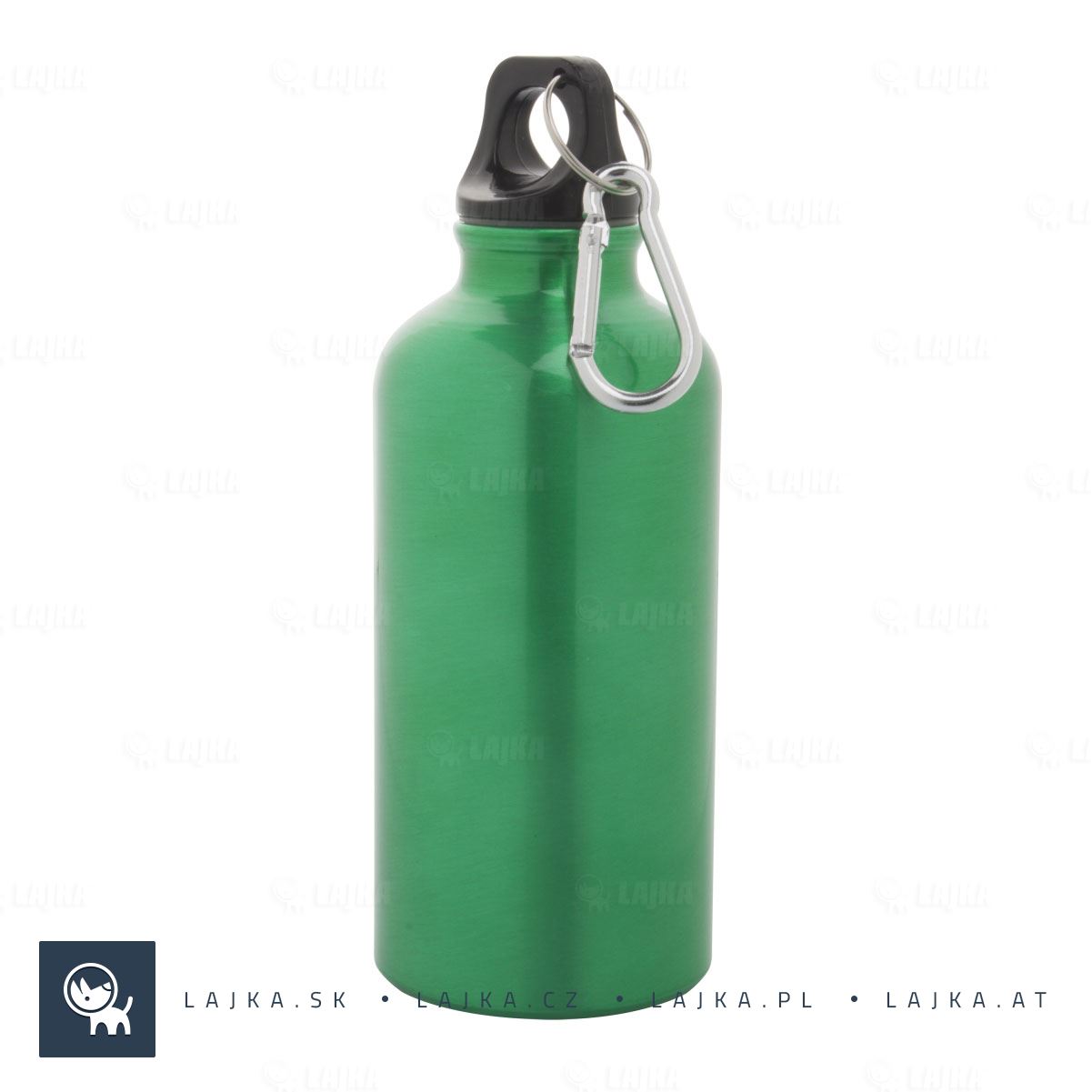 Športová fľaša na vodu 0,4l Mento, zelená (1)